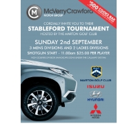 McVerry Crawford Motors  18 hole Stableford Tournament (Click for draw)