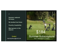 Summer Subscriptions
